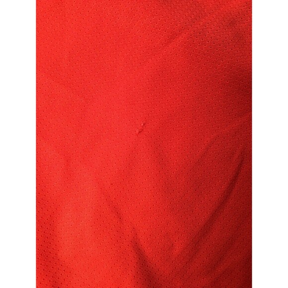 VINTAGE CCM Chicago Blackhawks Jersey Mens XXL Red NHL Ice Hockey Small BurnHole - Picture 8 of 10